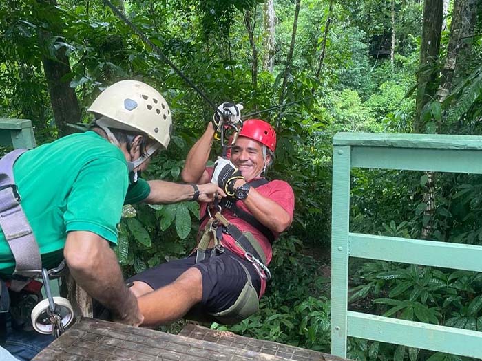 Zip Line in Uvita Costa Rica with Luminosa Hostel